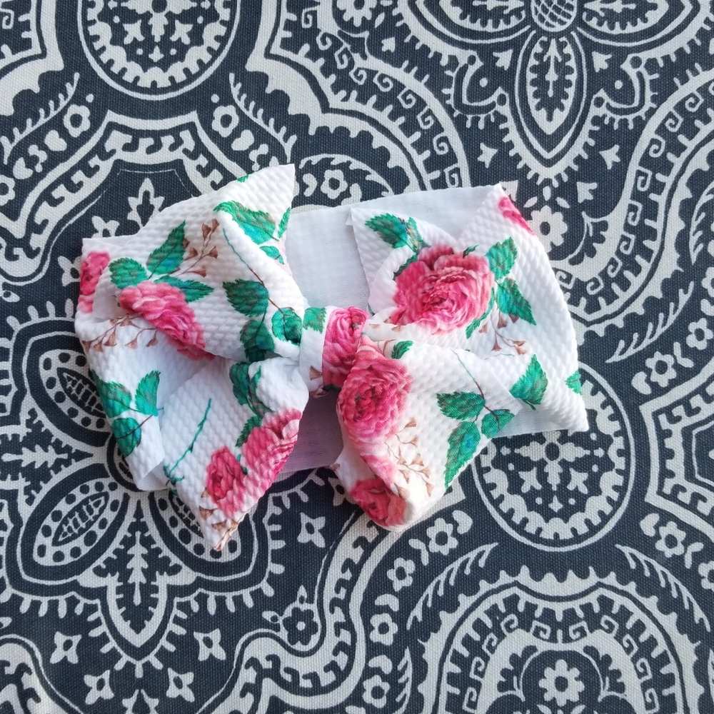 🆕️Rose print headwrap headband
